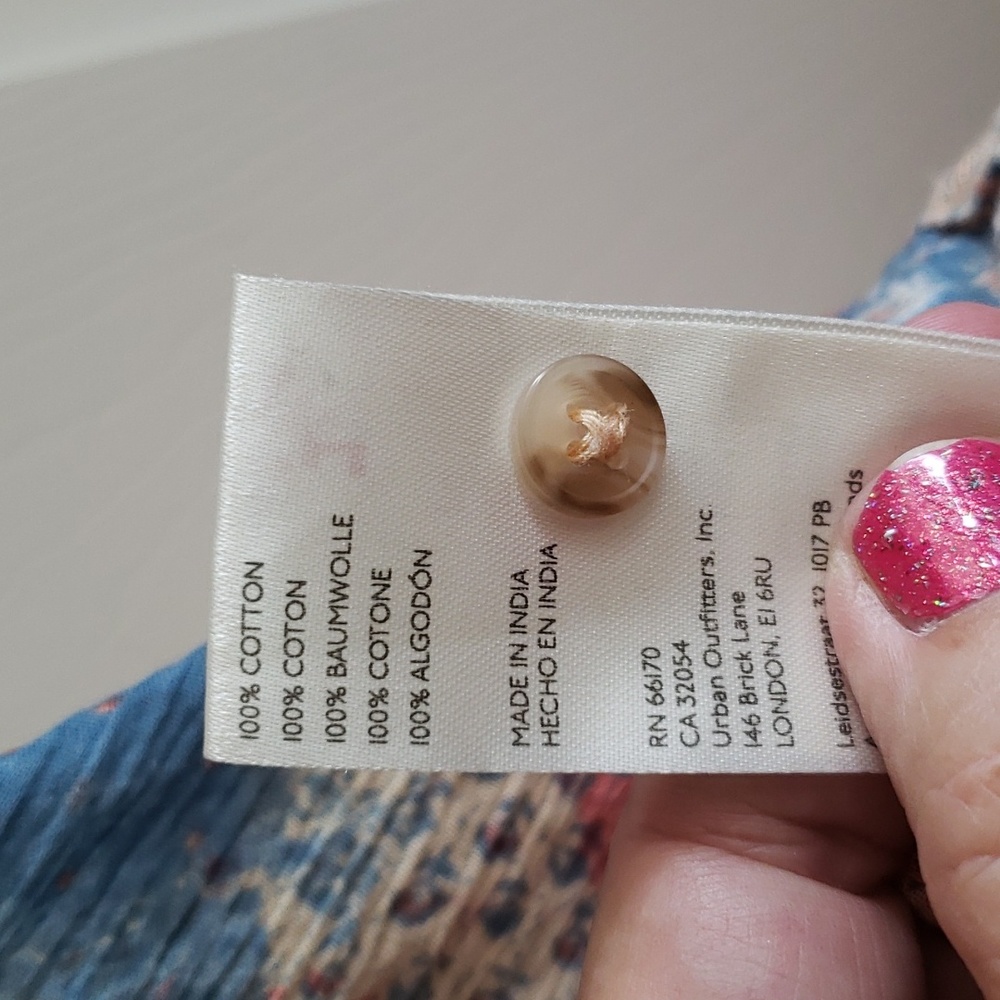 Anthropologie Multicolor Patchwork Blouse - image 5